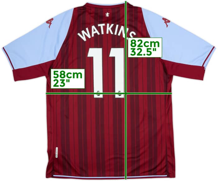 2021-22 Aston Villa Home Shirt Watkins #11 - 10/10 - (XXL)