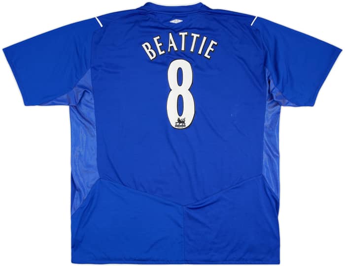 2004-05 Everton Home Shirt Beattie #8 - 5/10 - (3XL)
