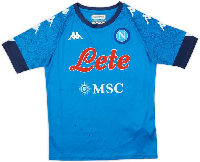 2020-21 Napoli Home Shirt - 6/10 - (10-11 Years)