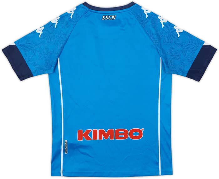 2020-21 Napoli Home Shirt - 6/10 - (10-11 Years)