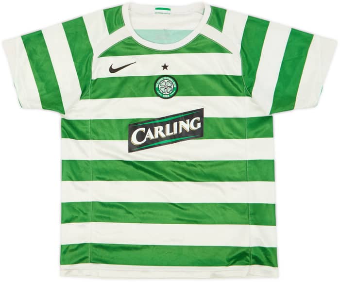 Camiseta de local del Celtic 2005-07 - 5/10 - (6-7 Años)