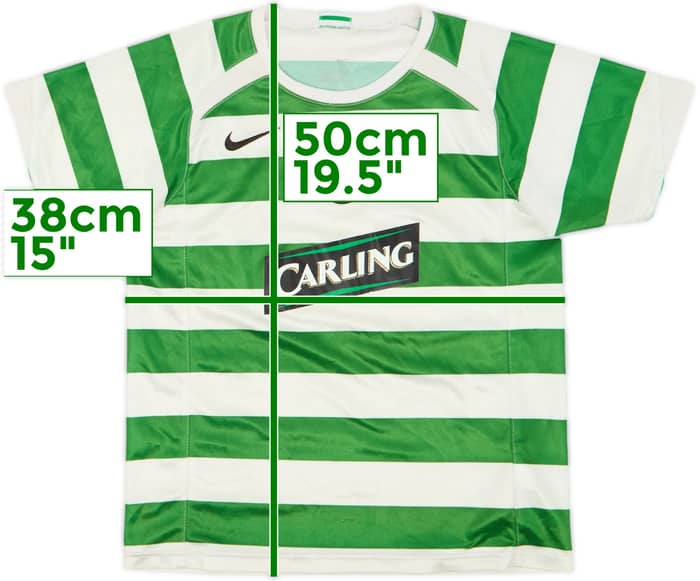 Camiseta de local del Celtic 2005-07 - 5/10 - (6-7 Años)