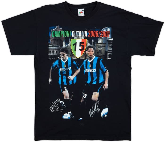 2006-07 Inter Milan 'Campioni D'Italia' Fan Shirt - 9/10 - (M)