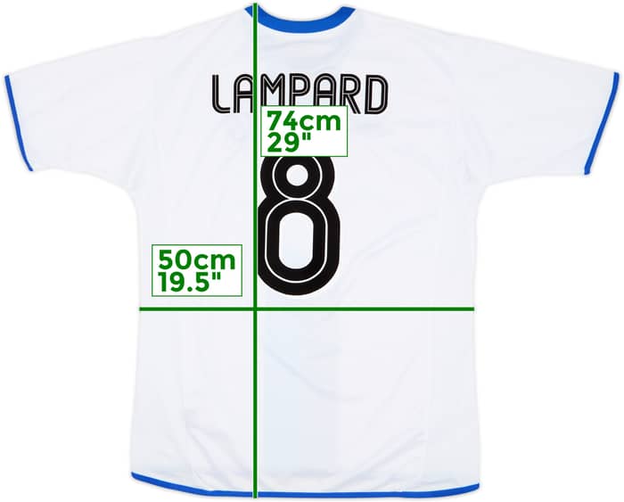 2003-05 Chelsea Away Shirt Lampard #8 - 8/10 - (M)