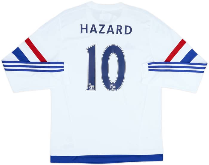 Camiseta de visitante del Chelsea 2015-16 L/S Hazard #10 (L)