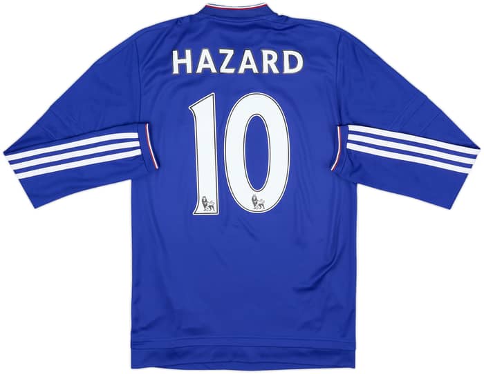 2015-16 Chelsea Home L/S Shirt Hazard #10 - 8/10 - (XS)