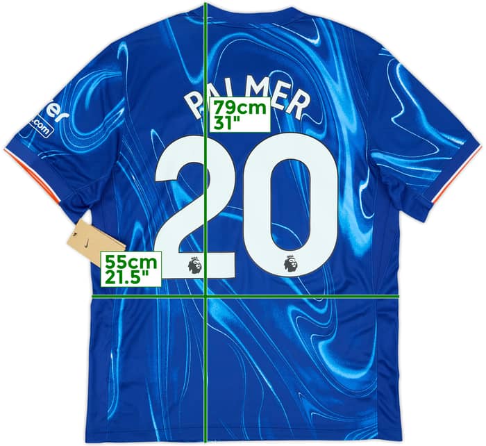 2024-25 Chelsea Home Shirt Palmer #20 (L)