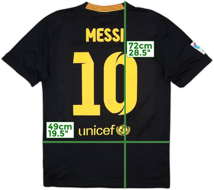 2013-14 Barcelona Third Shirt Messi #10 - 5/10 - (M)