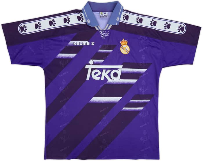 1994-96 Real Madrid Away Shirt - 6/10 - (XL)