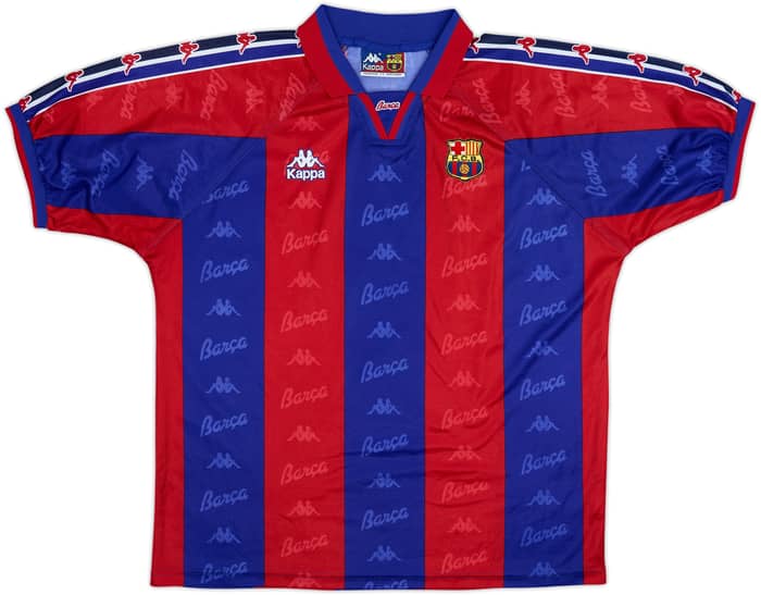 1995-97 Barcelona Home Shirt - 9/10 - (XXL)