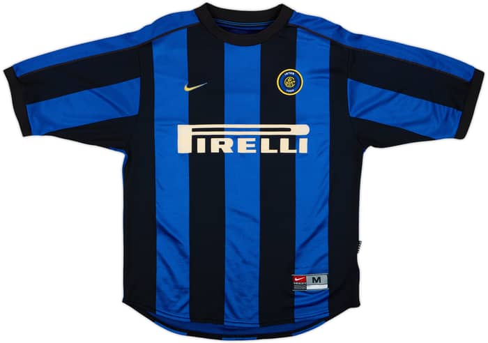 1999-00 Inter Milan Home Shirt Ronaldo #9 - 8/10 - (M)