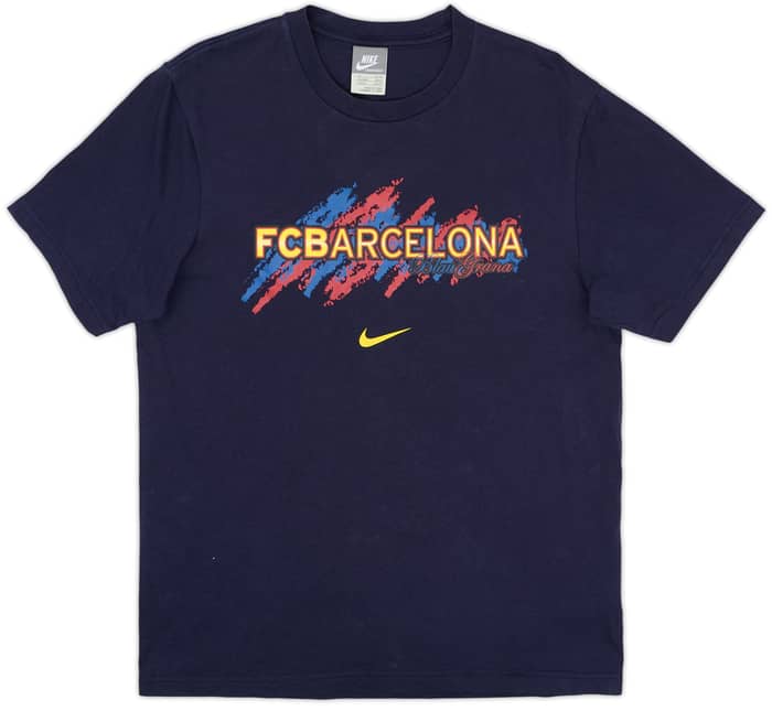 2009-10 Barcelona Nike Cotton Tee - 9/10 - (M)