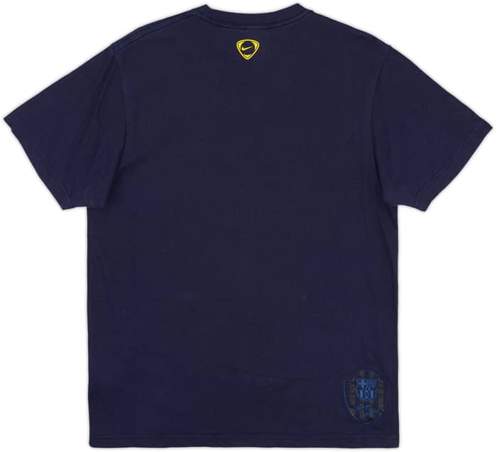 2009-10 Barcelona Nike Cotton Tee - 9/10 - (M)