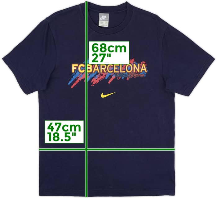 2009-10 Barcelona Nike Cotton Tee - 9/10 - (M)