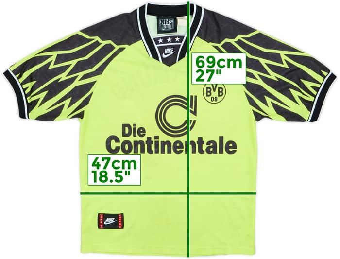 1994-95 Borussia Dortmund Home Shirt - 6/10 - (S)