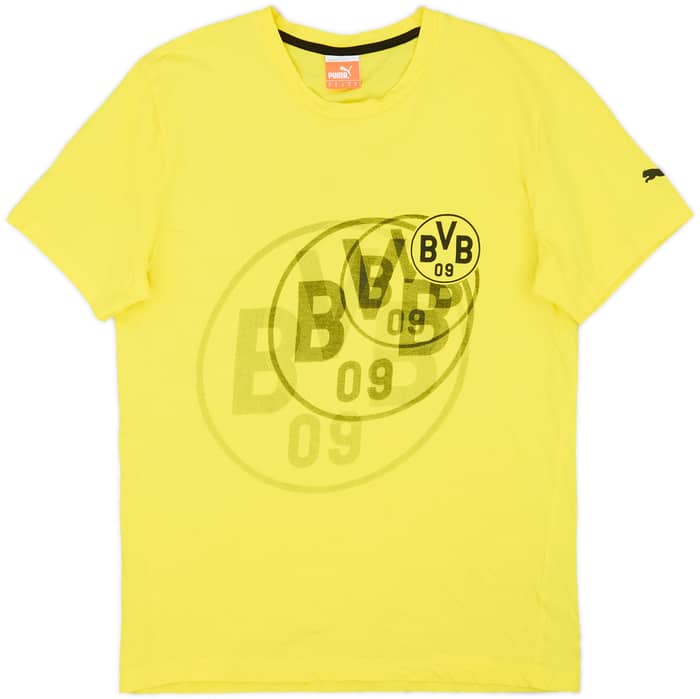 2016-17 Borussia Dortmund Puma Graphic Tee - 9/10 - (S)