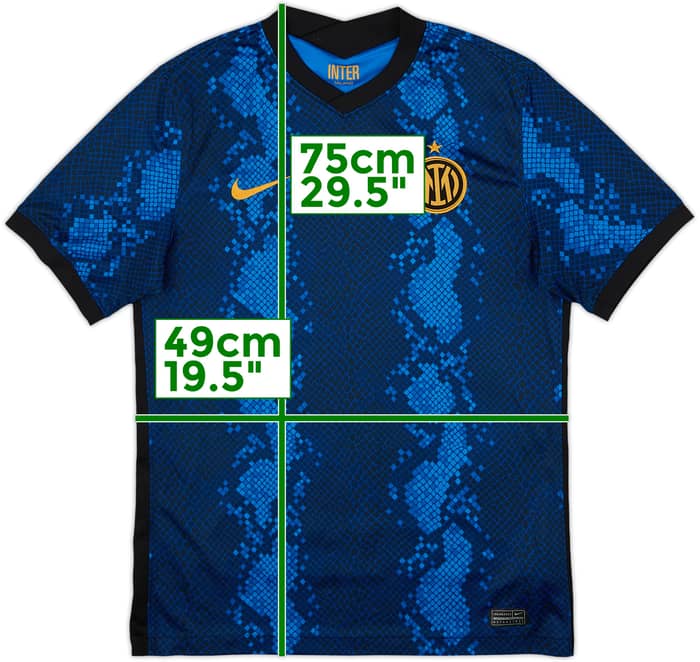2021-22 Inter Milan Home Shirt - 10/10 - (M)