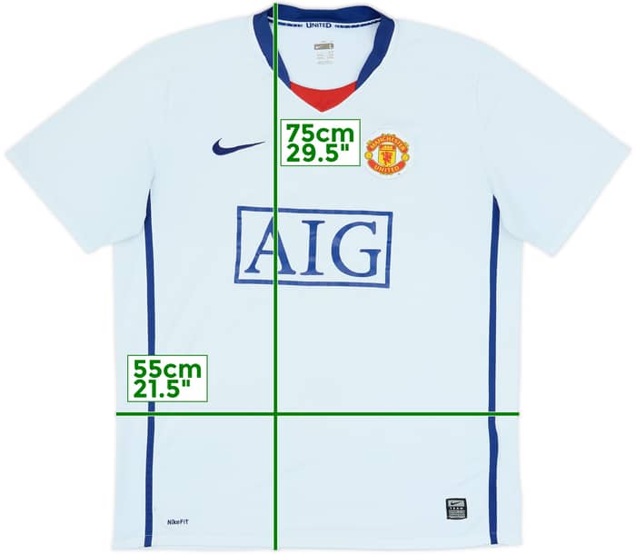 2008-10 Manchester United Away Shirt - 4/10 - (L)
