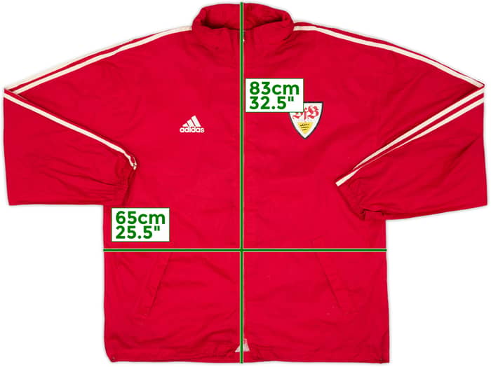1999-00 Stuttgart adidas Hooded Rain Jacket - 5/10 - (L)