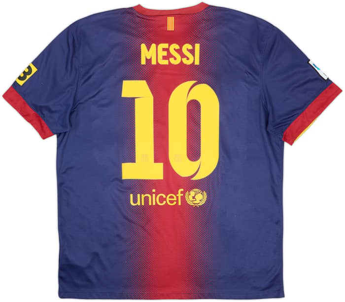 2012-13 Barcelona Home Shirt Messi #10 - 6/10 - (XL)