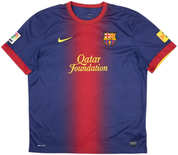 2012-13 Barcelona Home Shirt Messi #10 - 6/10 - (XL)