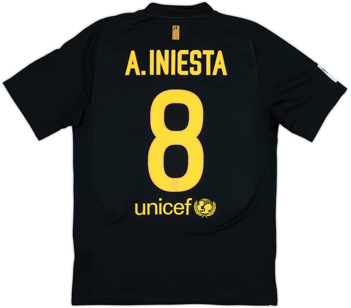 2011-12 Barcelona Away Shirt A.Iniesta #8 - 10/10 - (M)