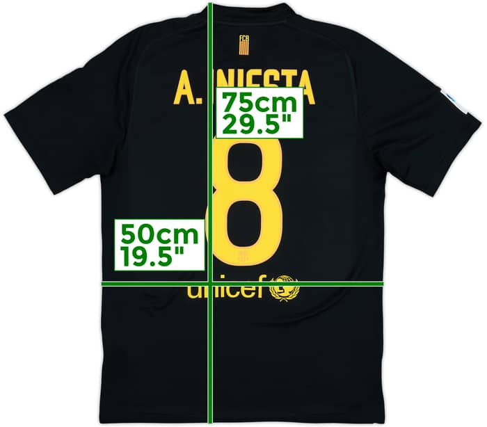 2011-12 Barcelona Away Shirt A.Iniesta #8 - 10/10 - (M)