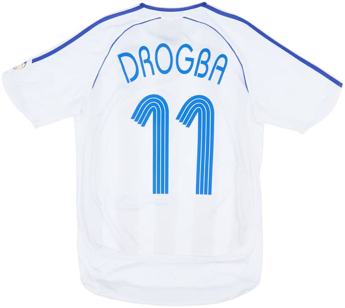 Camiseta de visitante del Chelsea 2006-07 Drogba #11 - 6/10 - (S)