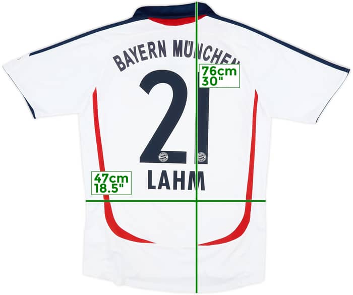 2006-07 Bayern Munich Away Shirt Lahm #21 - 5/10 - (S)