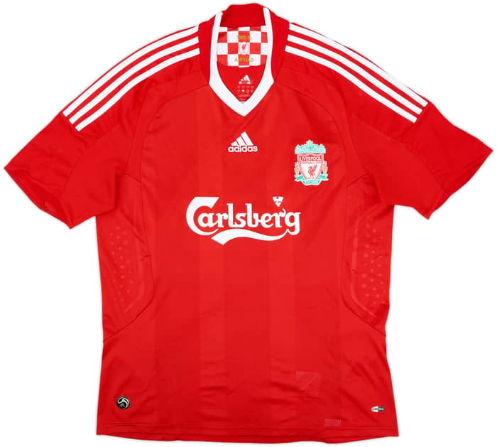 2008-10 Liverpool Camiseta Local Gerrard #8 - 6/10 - (L)