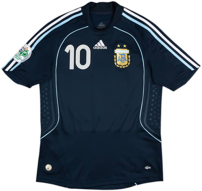 2007-09 Argentina Away Shirt Aimar #10 - 8/10 - (S)