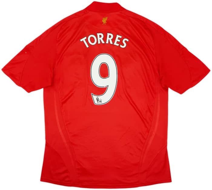 2008-10 Liverpool Camiseta Local Torres #9 - 5/10 - (L)