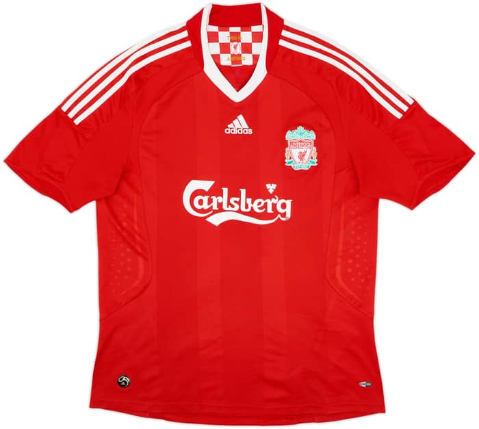 2008-10 Liverpool Camiseta Local Torres #9 - 5/10 - (L)