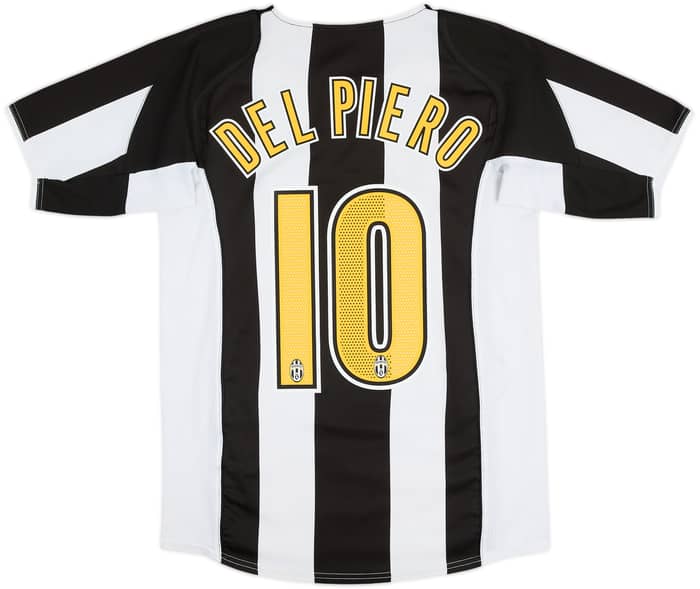 2004-05 Juventus Home Shirt Del Piero #10 - 6/10 - (13-15 Years)