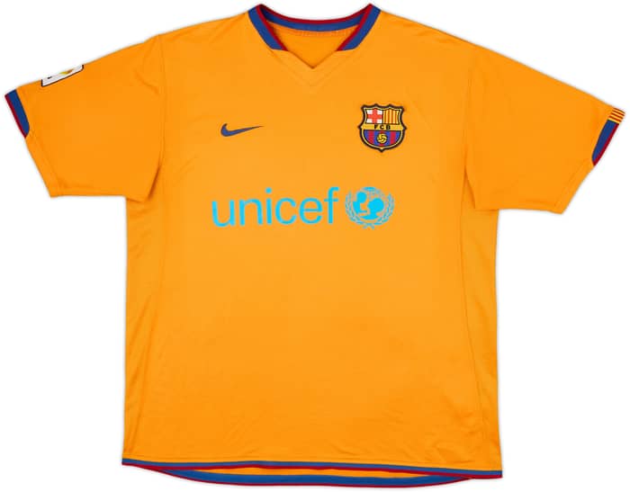 2006-08 Barcelona Away Shirt Ronaldinho #10 - 5/10 - (XL)
