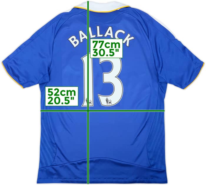 2008-09 Chelsea Home Shirt Ballack #13 - 7/10 - (L)