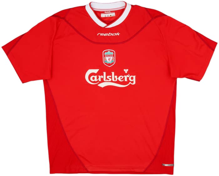 2002-04 Liverpool Home Shirt Gerrard #17 - 6/10 - (L)