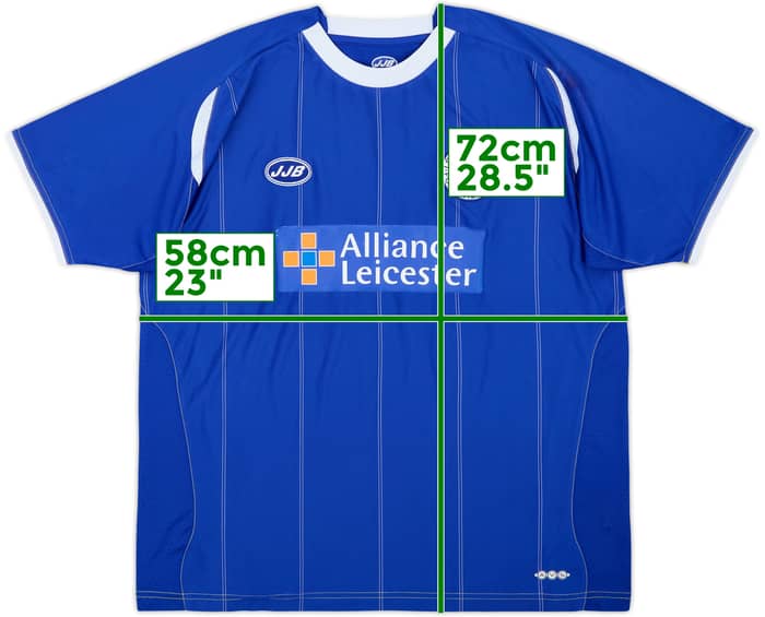 2006-07 Leicester Home Shirt - 6/10 - (M)