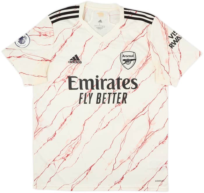 2020-21 Arsenal Away Shirt Aubameyang #14 - 9/10 - (L)