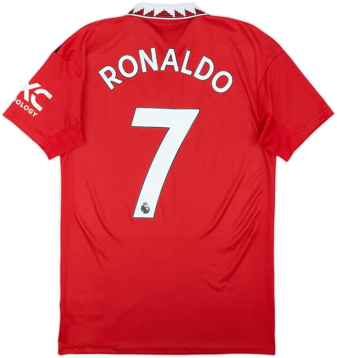 2022-23 Manchester United Home Shirt Ronaldo #7 - 6/10 - (XS)