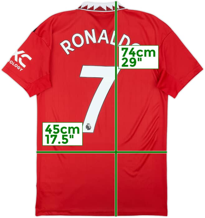 2022-23 Manchester United Home Shirt Ronaldo #7 - 6/10 - (XS)