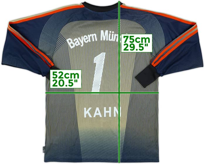 2003-04 Bayern Munich GK Shirt Kahn #1 - 8/10 - (S)