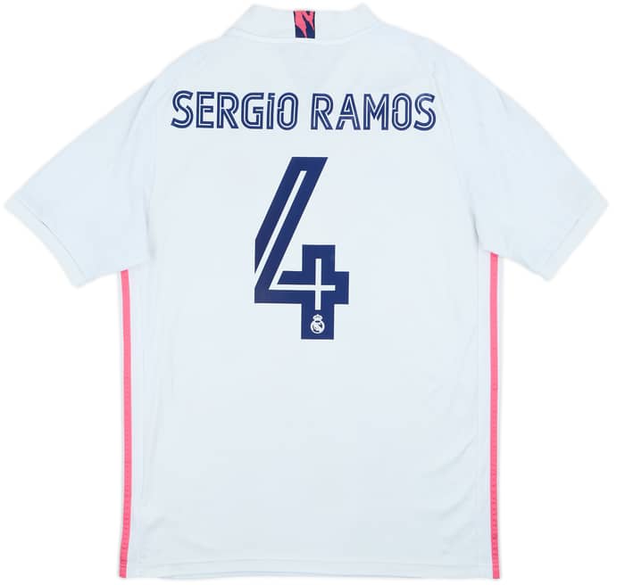 2020-21 Real Madrid Home Shirt Sergio Ramos #4 - 5/10 - (L)