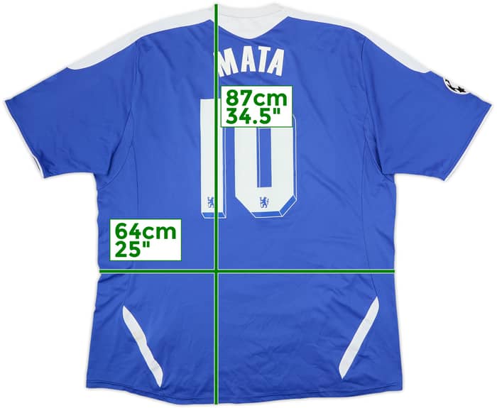 2011-12 Chelsea Home Shirt Mata #10 - 5/10 - (3XL)