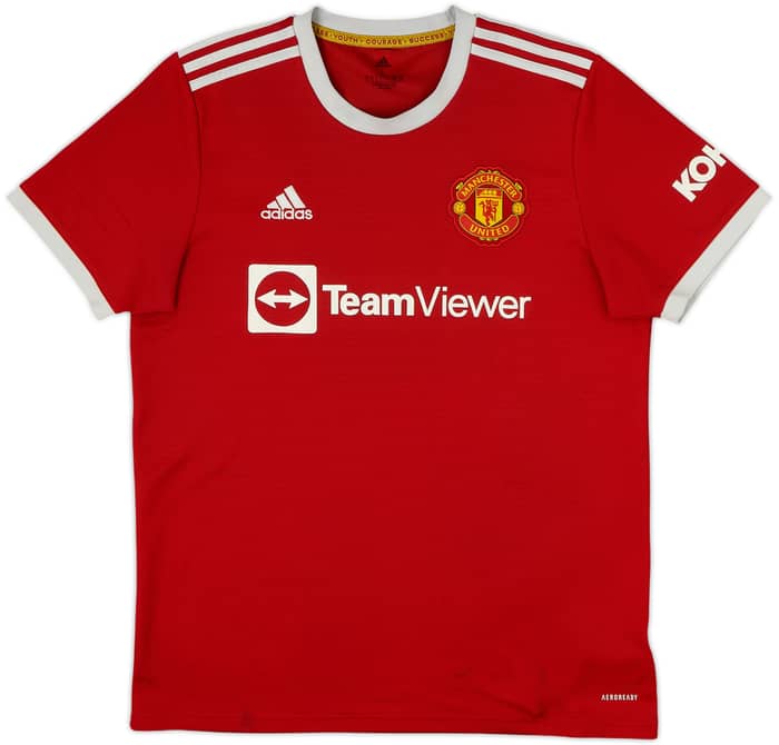 2021-22 Manchester United Home Shirt - 4/10 - (L)