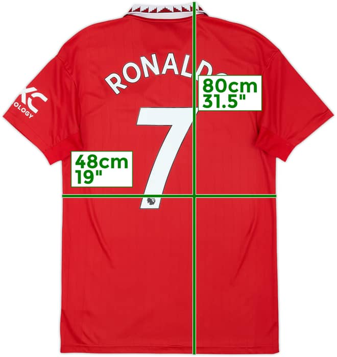 2022-23 Manchester United Home Shirt Ronaldo #7 - 5/10 - (M)