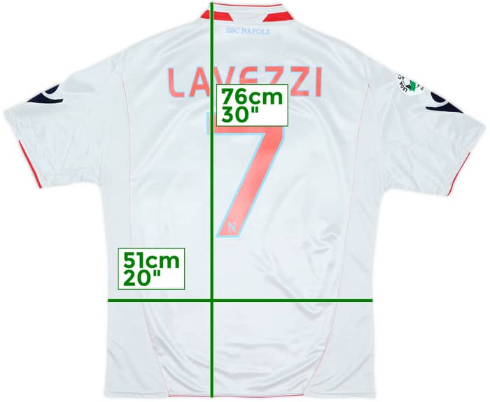 2009-10 Napoli Away Shirt Lavezzi #7 (M)