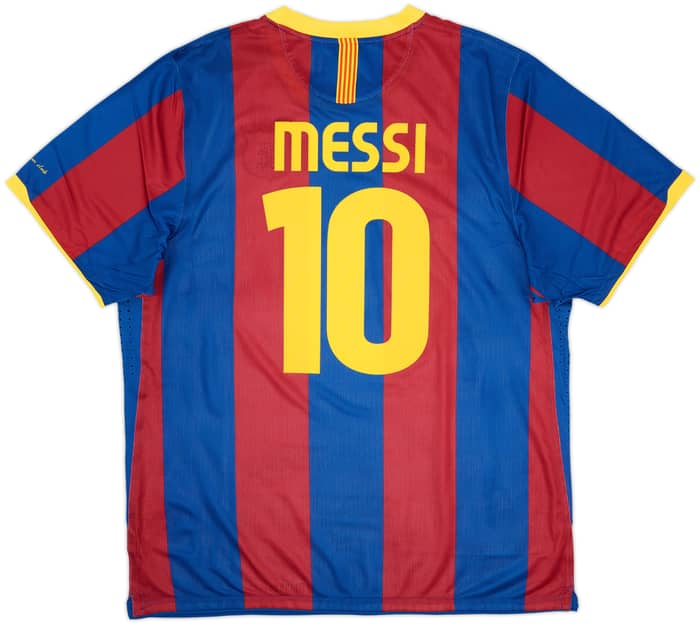 2010-11 Barcelona Player Issue Home Shirt Messi #10 (XXL)