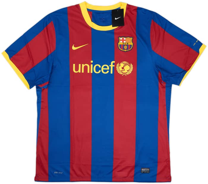2010-11 Barcelona Player Issue Home Shirt Messi #10 (XXL)