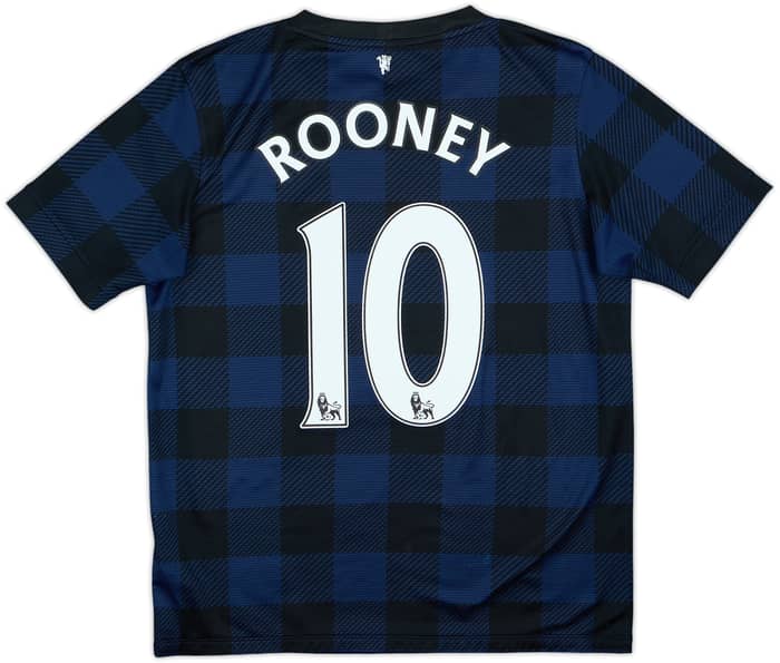 Camiseta de visitante del Manchester United 2013-14 Rooney #10 - 6/10 - (14-15 Años)